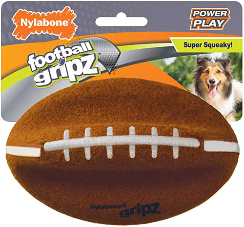 Nylabone Power Play Dog Football Gripz Football; 1ea-Medium 1 ct