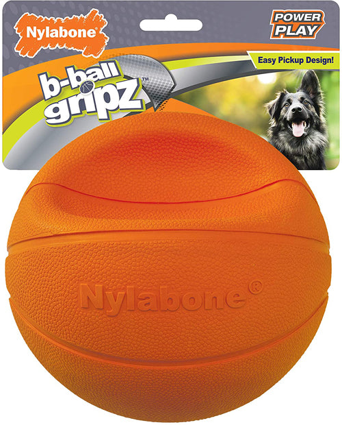 Nylabone Power Play Dog Basketball BBall Gripz Basketball; 1ea-Large 1 ct