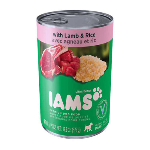 IAMS ProActive Health Ground Dinner with Lamb and Rice Can Dog Food 13.2 oz