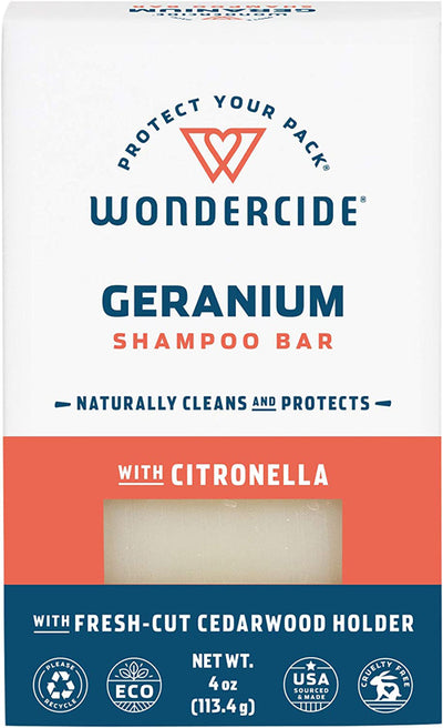 Wondercide Geranium Shampoo Bar-4 oz