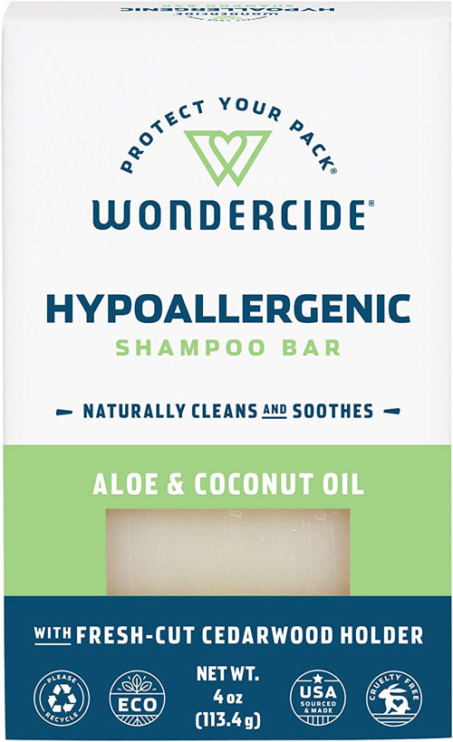 Wondercide Hypoallergenic Shampoo Bar-4 oz