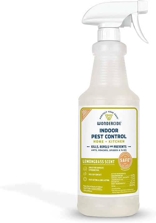 Wondercide Flea Tick and Mosquito Control Spray 32 oz-Lemongrass