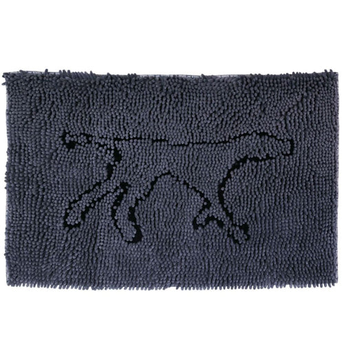 Tall Tails Dog Wet Paw Bath Mat Charcoal