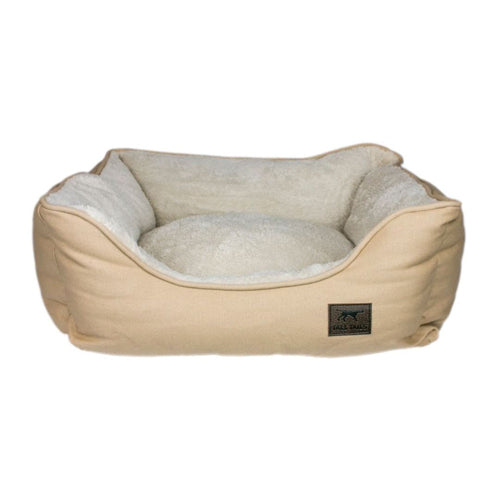 Tall Tails Dog Bolster Bed Khaki Extra Large