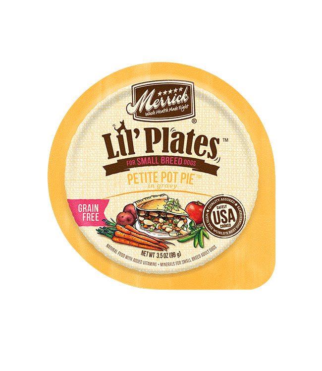 Merrick Lil Plates Grain Free Petite Pot Pie Dog Food (Case of 12)