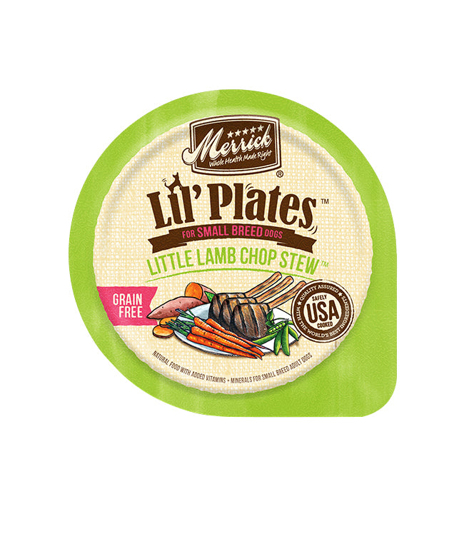 Merrick Lil Plates Grain Free Little Lamb Chop Stew Dog Food (Case of 12)