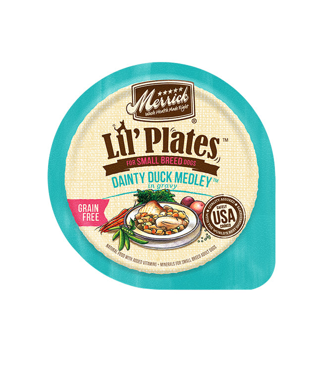 Merrick Lil Plates Grain Free Dainty Duck Medley Dog Food (Case of 12)