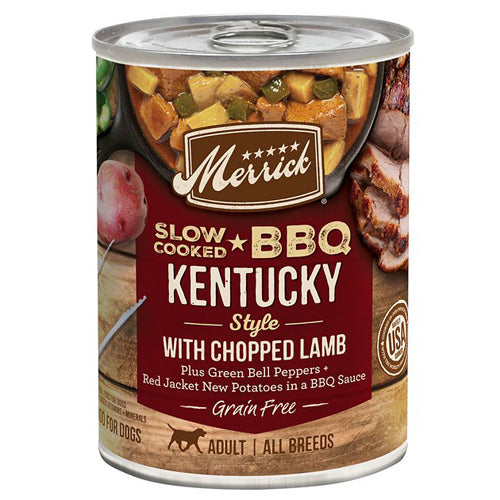 MERRICK DOG SLOW COOKED GRAIN FREE KENTUCKY LAMB 12.7OZ(Case of 12)