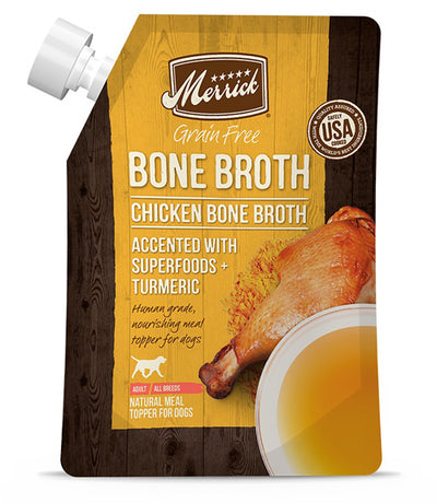 MERRICK DOG BONE BROTH GRAIN FREE CHICKEN 7oz (Case of 14)