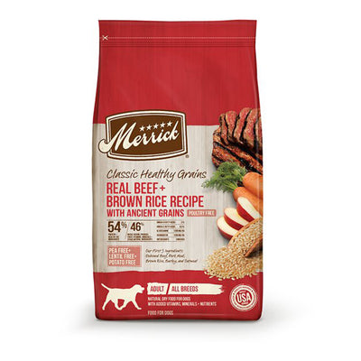 Merrick Dog Grain Classic Beef 33Lb