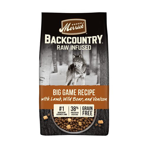 MERRICK DOG BACKCOUNTRY GRAIN FREE BIG GAME 20LB