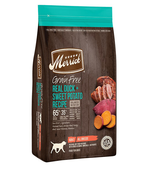 MERRICK DOG GRAIN FREE DUCK and SWEET POTATO 4LB