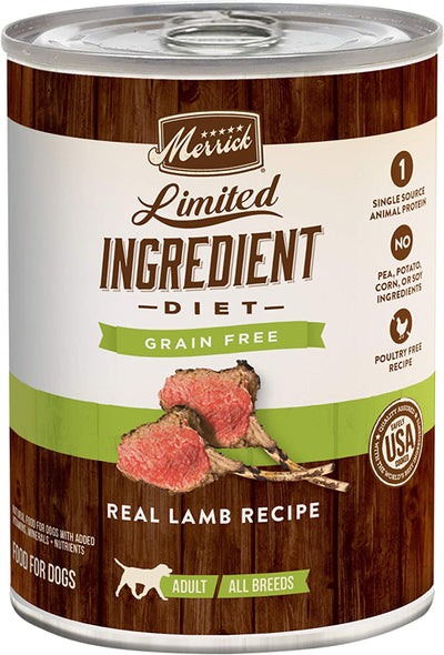 MERRICK DOG LID GRAIN FREE LAMB 12.7OZ (case of 12)