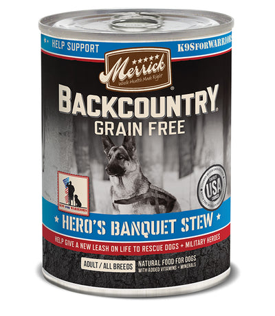 MERRICK DOG BACKCOUNTRY HERO BANQUET 12.7OZ