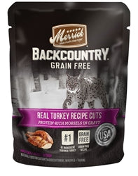 Merrick Cat Backcountry Real Turkey 3oz. (Case of 24)