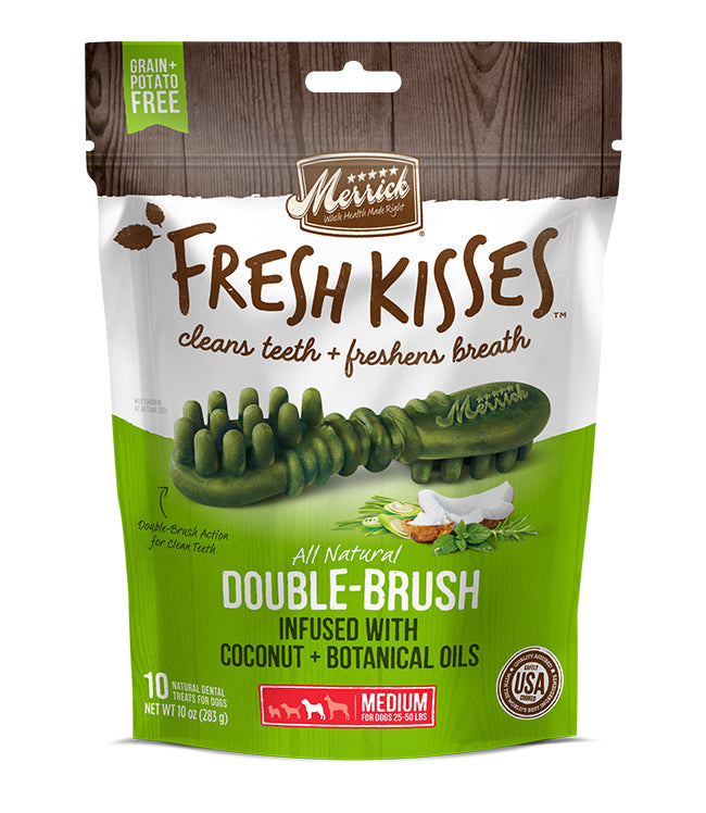 Merrick Fresh Kisses Coconut Oil For Medium Dogs (30-70 Lbs) 12Oz