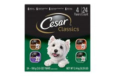 Cesar Poultry Variety Pack Dog Food 84.66 oz 24 Pack