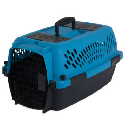 Aspen Fashion Pet Porter Dog Kennel Hard-Sided Breeze; Black 19 in