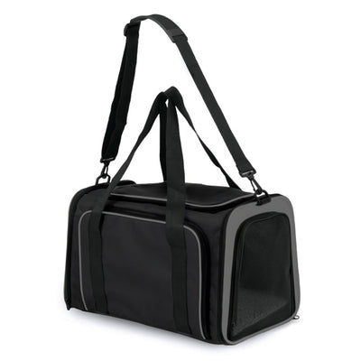 Petmate See and Extend Dog Carrier Navy One Size 18 in