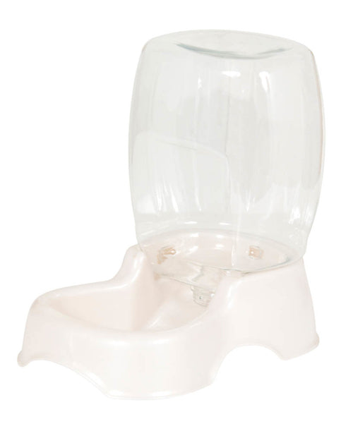 Petmate Pet Cafe Waterer Pearl Silver Small