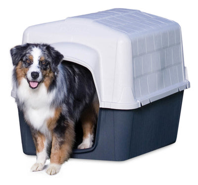 Petmate Barnhome III Dog House Bleached Linen; Black Large