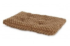 Petmate Plush Kennel Dog Mat Tobacco Brown 20 Inches X 14 Inches