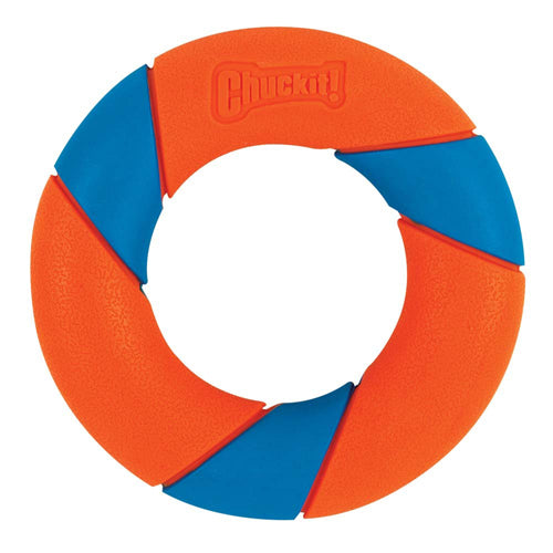 Chuckit! Ultra Ring Dog Toy Blue; Orange One Size