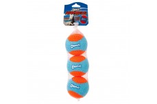 Chuckit! Amphibious Balls Dog Toy Blue; Orange 3 Pack Medium