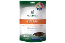 Vets Best Skin Coat Soft Chews 1ea-4.2 oz; 30 ct