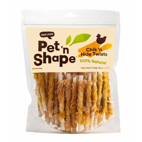 Pet N Shape Chicken Hide Twists Dog Treat 16 oz