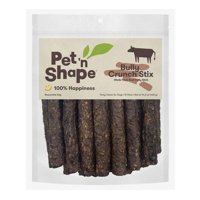 Pet N Shape Bully Crunch Stix Dog Treat 1ea-15 ct