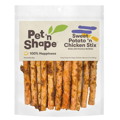 Pet N Shape Sweet Potato n Chicken Stix Dog Treat 1ea/12 oz