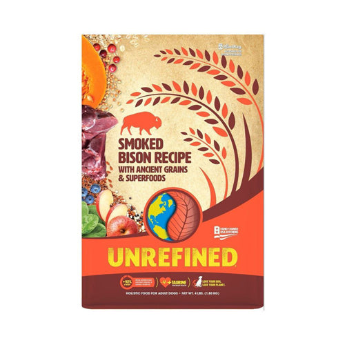 Earthborn Dog Unrefined Ancient Grains Smoked Bison 4Lb