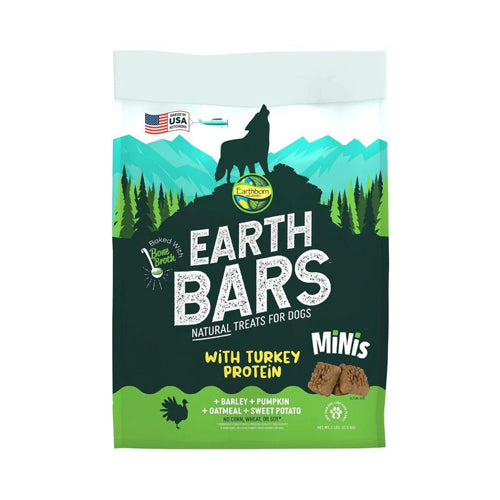 Earthborn Dog Earthbars Mini Turkey 2Lb