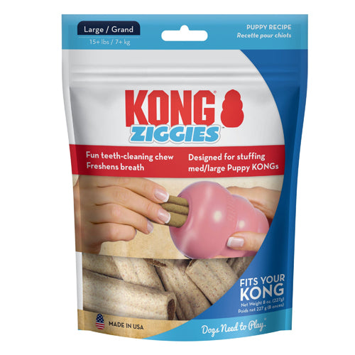 KONG Stuff'N Ziggies Puppy Treat 1ea/8 oz, 6 ct, LG