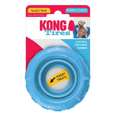 KONG Puppy Tires Dog Toy Assorted 1ea/SM