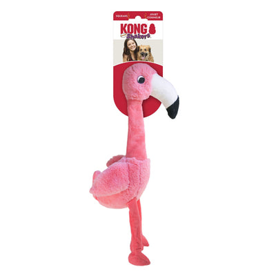 KONG Shakers Honkers Flamingo Dog Toy Pink 1ea/SM