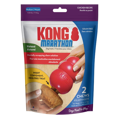 KONG Marathon Dog Treats Chicken 1ea/2 pk, MD