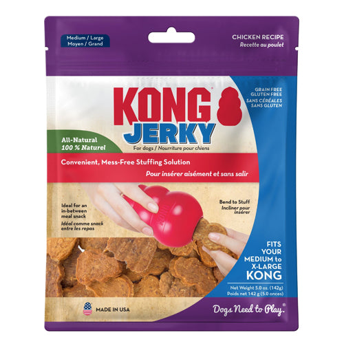 KONG Jerky Dog Treat Chicken 1ea/MD/LG