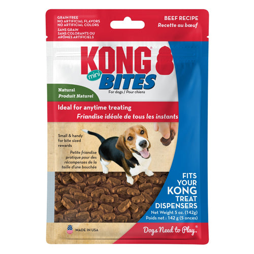 KONG Bites Dog Treats Mini Beef 1ea/5 oz