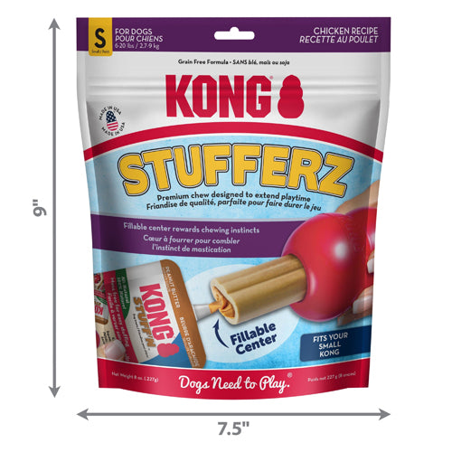 KONG Stufferz Dental Dog Chew Chicken 1ea/SM