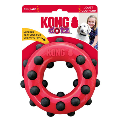 KONG Dotz Circle Dog Toy 1ea/LG