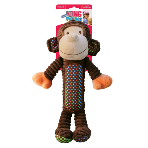 KONG Patches Adorables Plush Dog Toy Monkey 1ea/XL