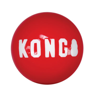 KONG Signature Ball Dog Toy Red 1ea/LG