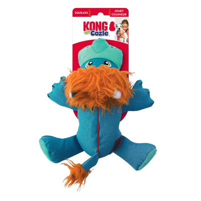 KONG Cozie Ultra Lucky Lion Dog Toy Tan 1ea/LG