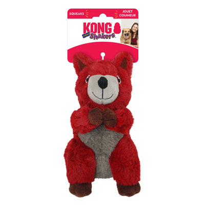 KONG Shakers Passports Red Squirrel Dog Toy 1ea/MD