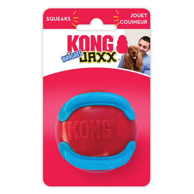 KONG Jaxx Brights Ball Dog Toy Red/Blue 1ea/MD