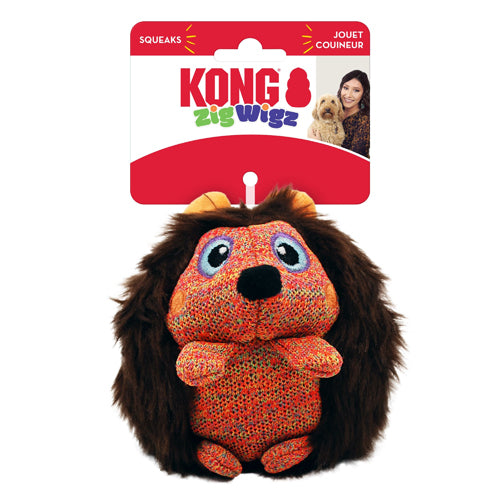 KONG Zigwigz Hedgehog Dog Toy 1ea/MD