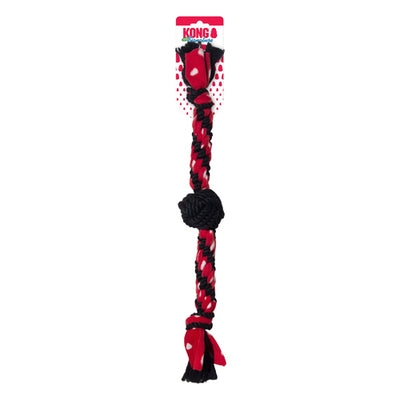 KONG Signature Rope Dual Knot with Ball Dog Toy 1ea