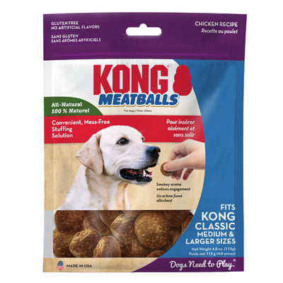 KONG Meatballs Dog Treat Standard 1ea/4 oz